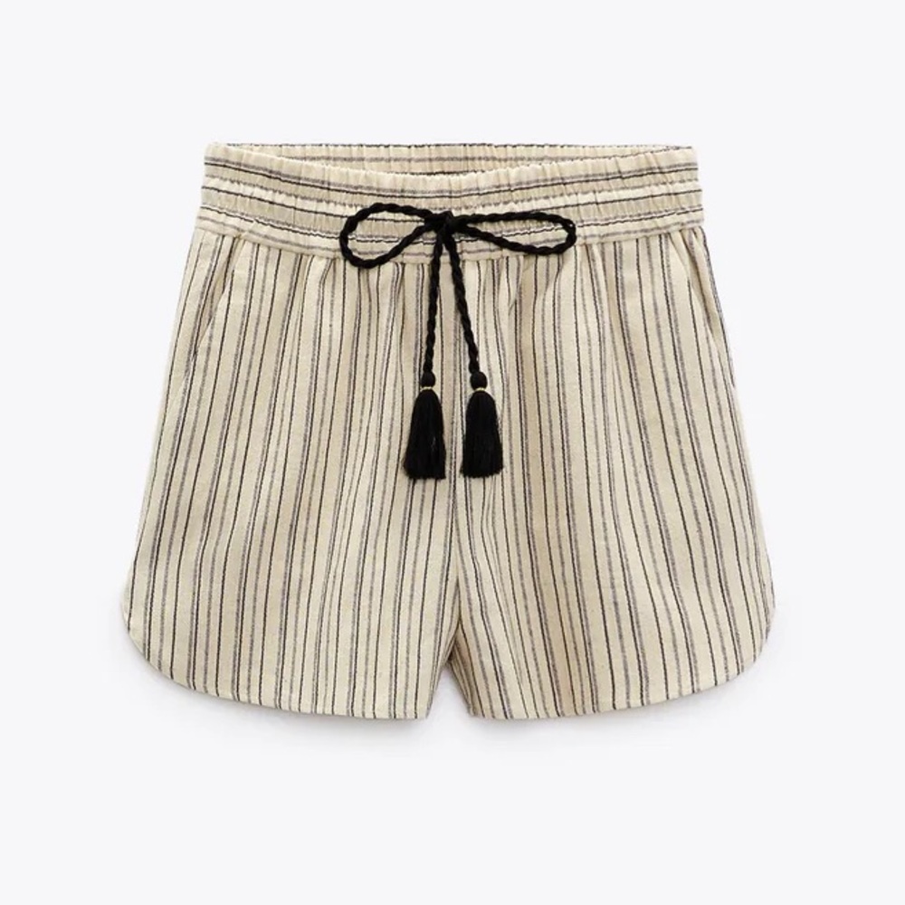 Zara draw string shorts